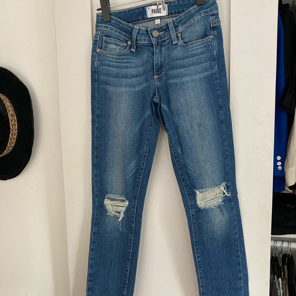Paige Verdugo Skinny Size 23 Blue Jeans Denim